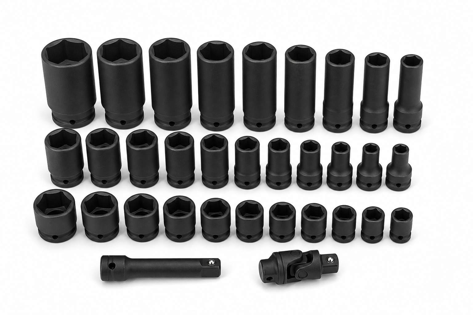 Black impact socket set product image